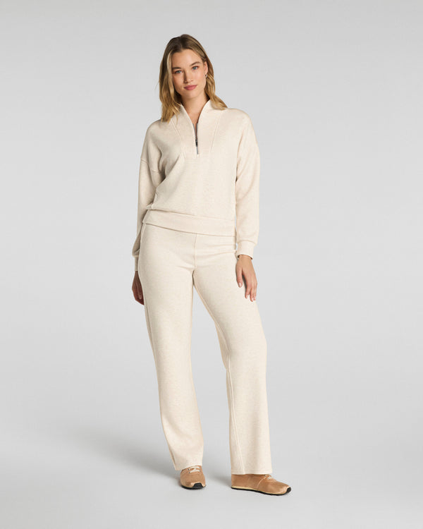 spanx Straight Leg Pant Oatmeal Heather