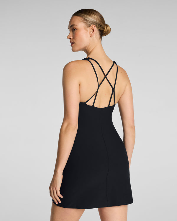 Spanx Strappy Back Dress Very Black