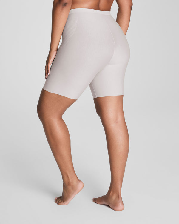 Spanx Supima® Cotton Mid-Thigh Short French Grey