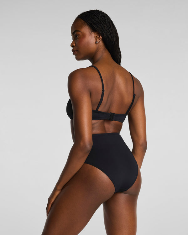 Spanx Swim Bandeau Bikini Top Very Black