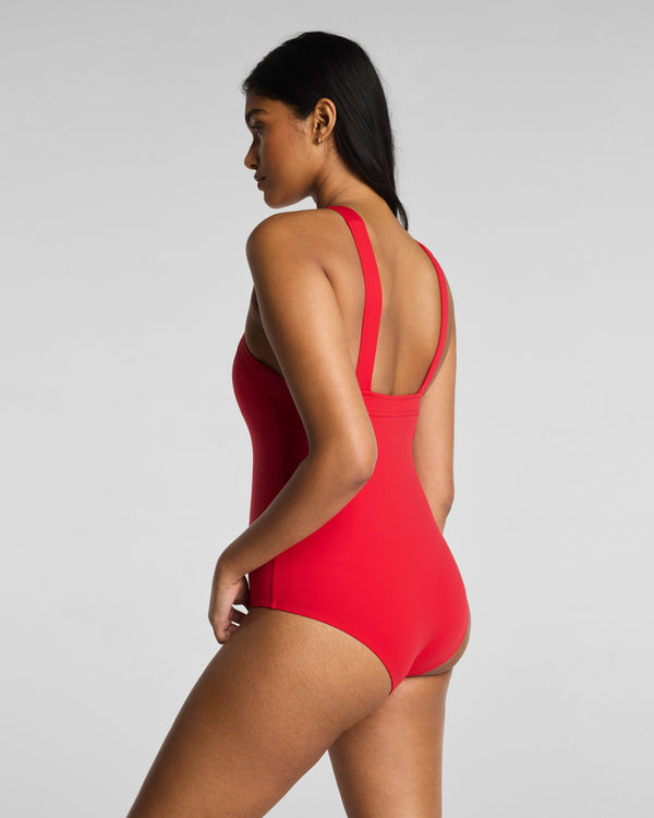 Spanx Swim High-Neck One Piece SPANX® Red
