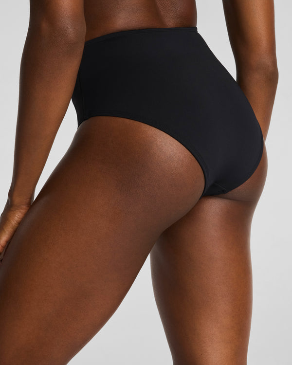 Spanx Swim Ultra Hi-Rise Bikini Bottom Very Black
