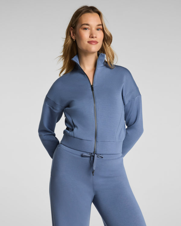 spanx Track Jacket Rain