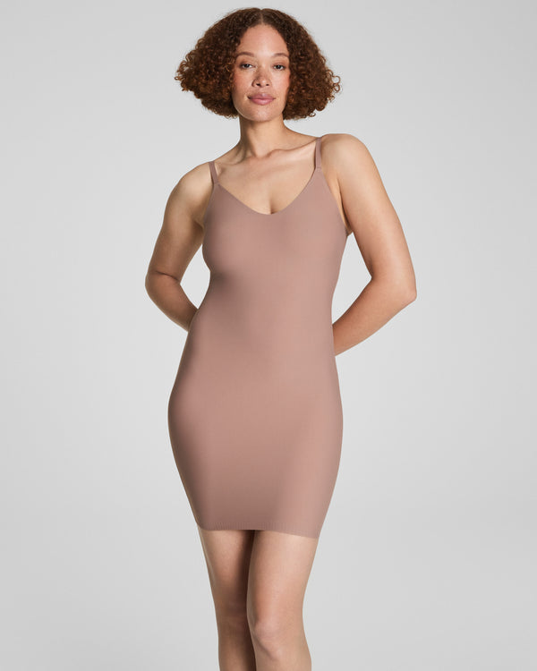 Spanx V-Neck Slip Cafe Au Lait