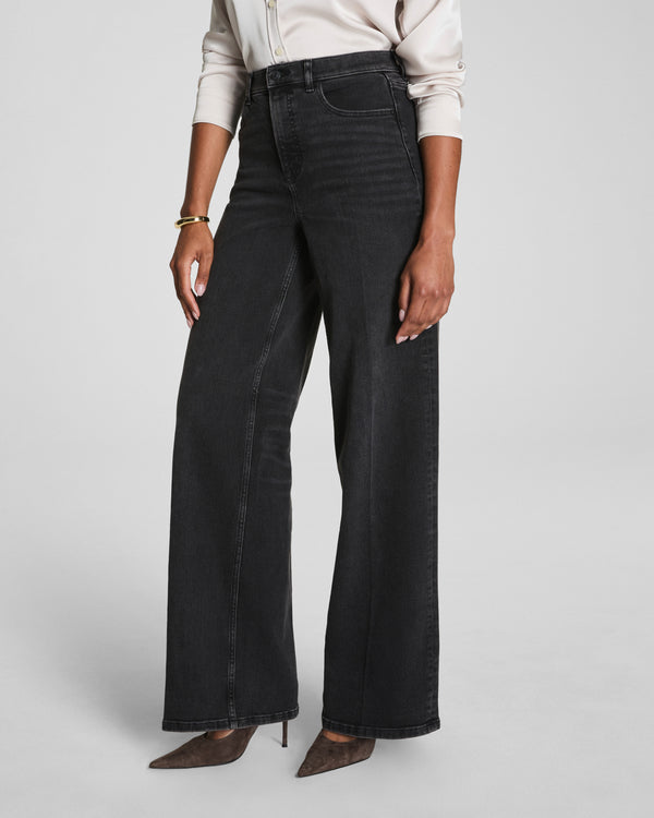 Spanx Wide Leg Jeans Carbon