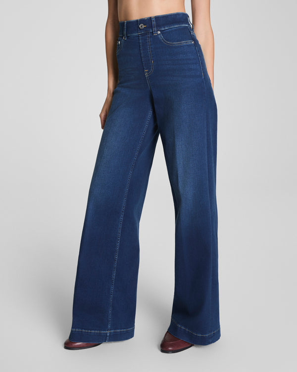 Spanx Wide Leg Jeans Poseidon