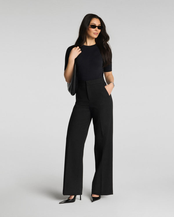 Spanx Wide Leg Pant Classic Black