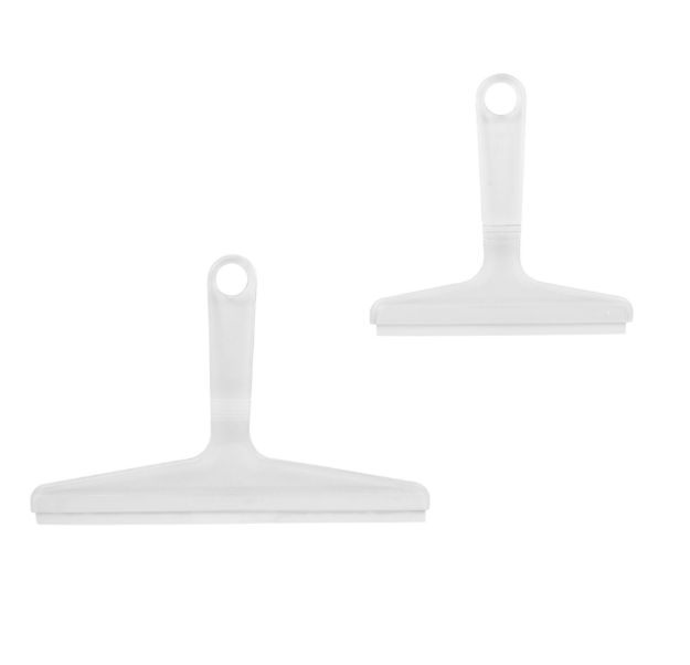 spectrum diversified 12" Shower Squeegee with Suction Hook - Clear