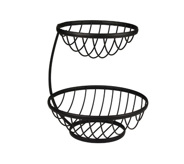 spectrum diversified Ashley Arched 2-Tier Server - Black