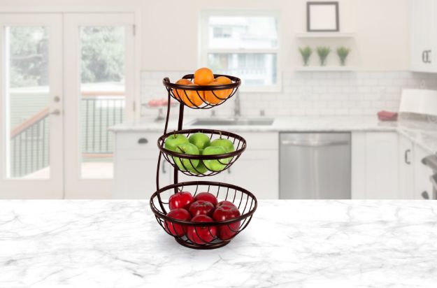 Spectrum Diversified Ashley Arched 3-Tier Server - Bronze