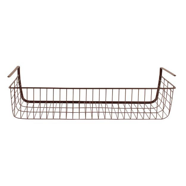 Spectrum Diversified Ashley Large Over The Shelf Basket - Bronze