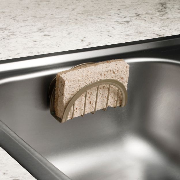Spectrum Diversified Ashley Suction Sink Sponge Holder - Satin Nickel