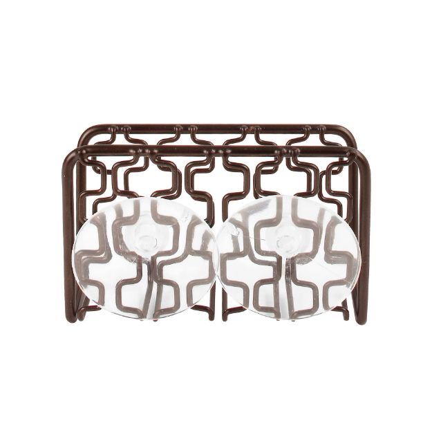 Spectrum Diversified Bento Suction Sink Sponge Holder - Bronze