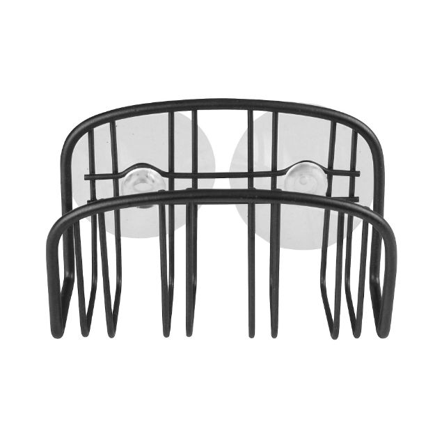 Spectrum Diversified Contempo Suction Sponge Holder BK