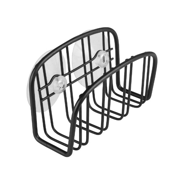 spectrum diversified Contempo Suction Sponge Holder BK