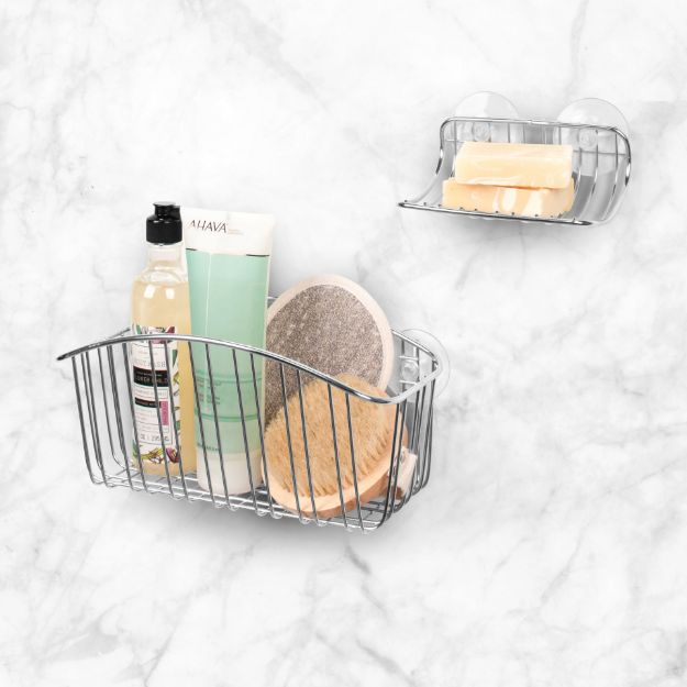 Spectrum Diversified Contempo Suction Storage Basket SS