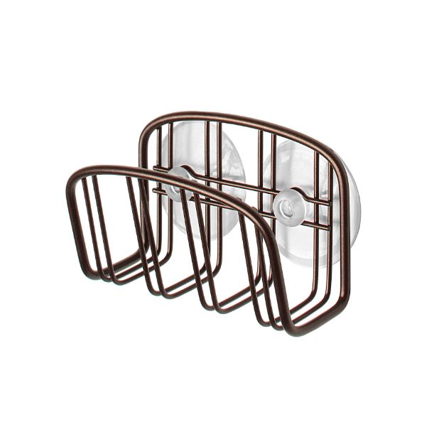 spectrum diversified Contempo™ Suction Sink Sponge Holder - Bronze