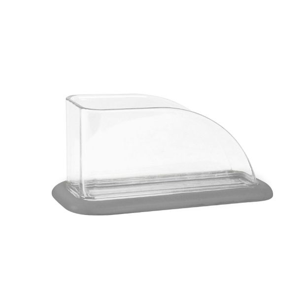 spectrum diversified Cora Countertop Sink Sponge Holder - Gray/Clear
