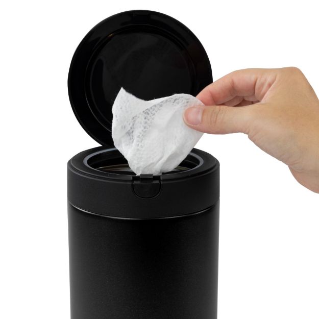 Spectrum Diversified Decorative Disinfecting Wipe Container - Black