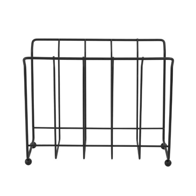 Spectrum Diversified Desktop Wire Magazine Rack - Black