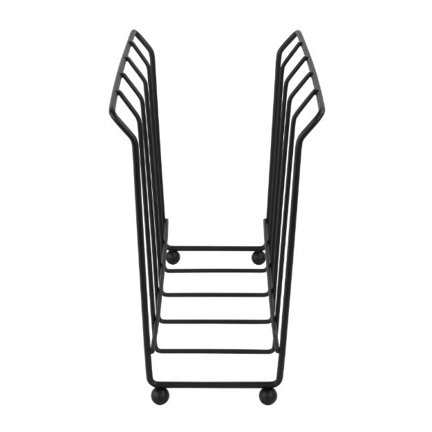 Spectrum Diversified Desktop Wire Magazine Rack - Black