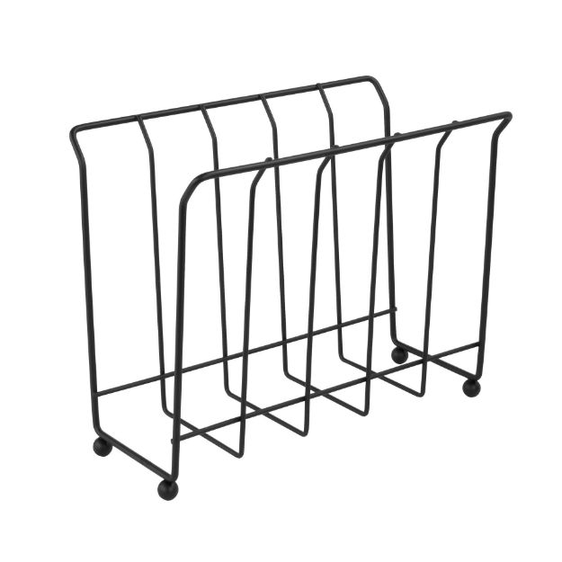 spectrum diversified Desktop Wire Magazine Rack - Black