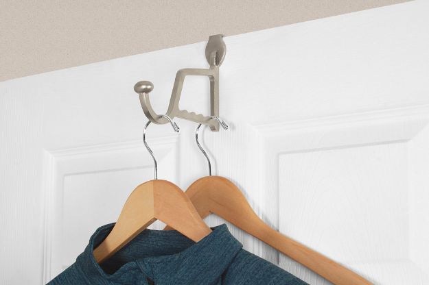 Spectrum Diversified Duchess Over The Door Hanger Holder - Satin Nickel