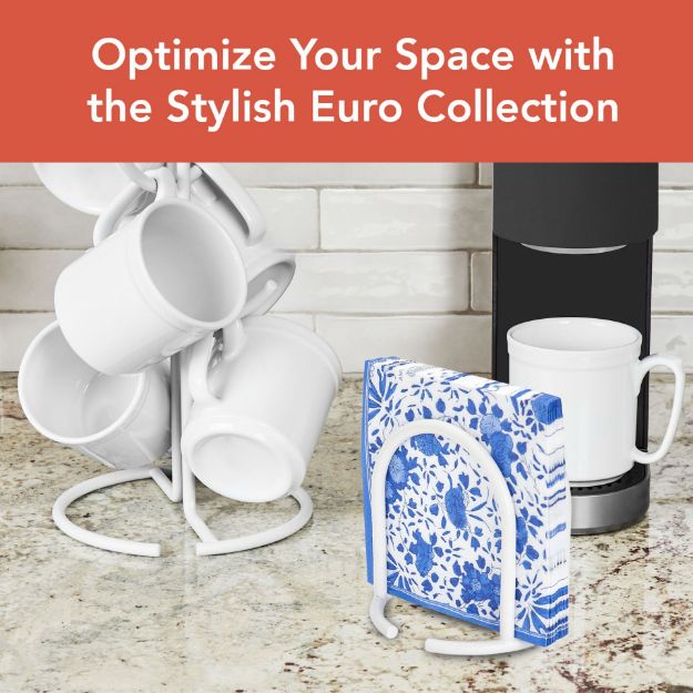 Spectrum Diversified Euro Napkin Holder Matte White