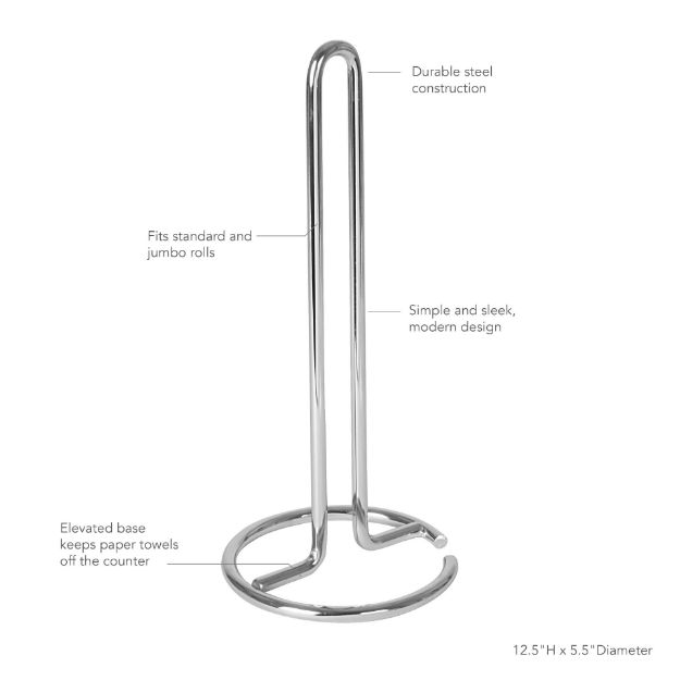 Spectrum Diversified Euro Paper Towel Holder - Chrome