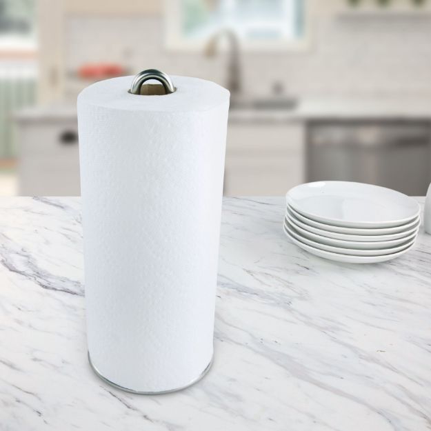 Spectrum Diversified Euro Paper Towel Holder - Satin Nickel