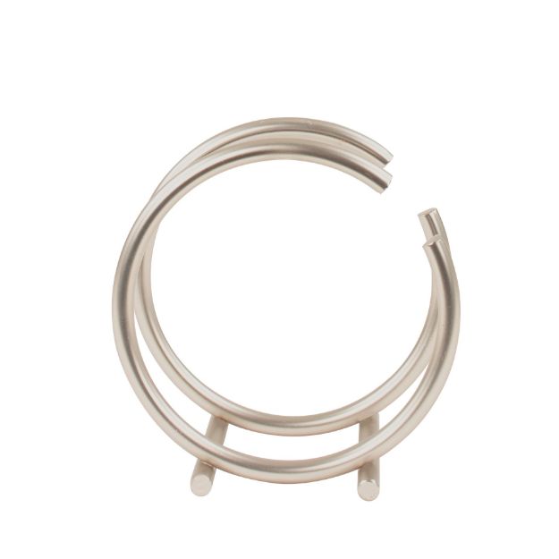 spectrum diversified Euro Round Napkin Holder - Satin Nickel