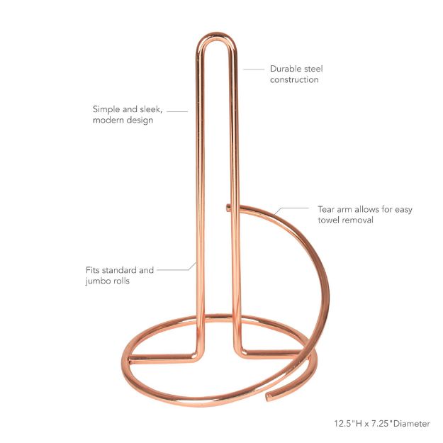 Spectrum Diversified Euro Supreme Paper Towel Holder - Copper