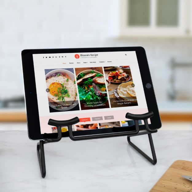 Spectrum Diversified Euro Tablet & Cookbook Holder - Black