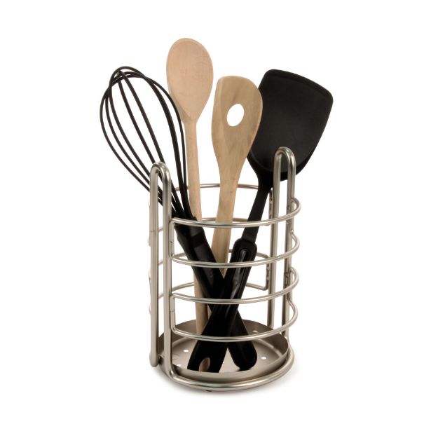 Spectrum Diversified Euro Utensil Holder - Satin Nickel