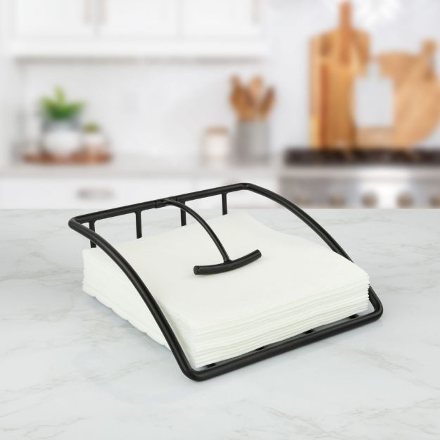 Spectrum Diversified Euro Weighted Napkin Holder - Black