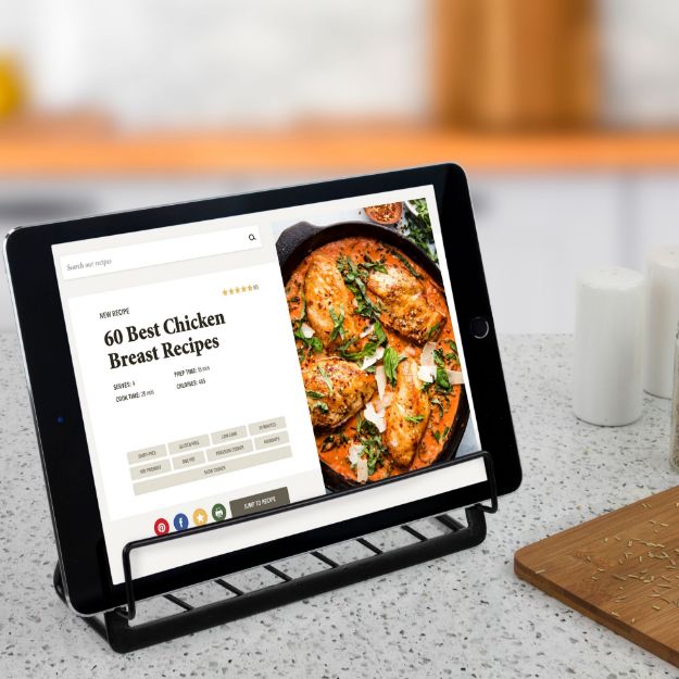 Spectrum Diversified Finley Tablet & Cookbook Holder - Black