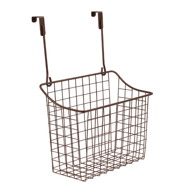 spectrum diversified Grid Over the Cabinet Large Basket - Bronze