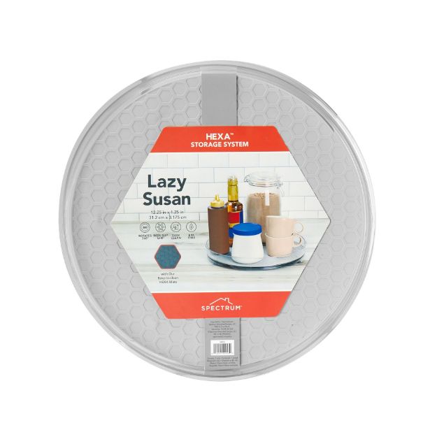 Spectrum Diversified HEXA® Extra Large Turntable - Oyster Gray