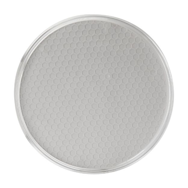 Spectrum Diversified HEXA® Grande Turntable - Oyster Gray & Clear