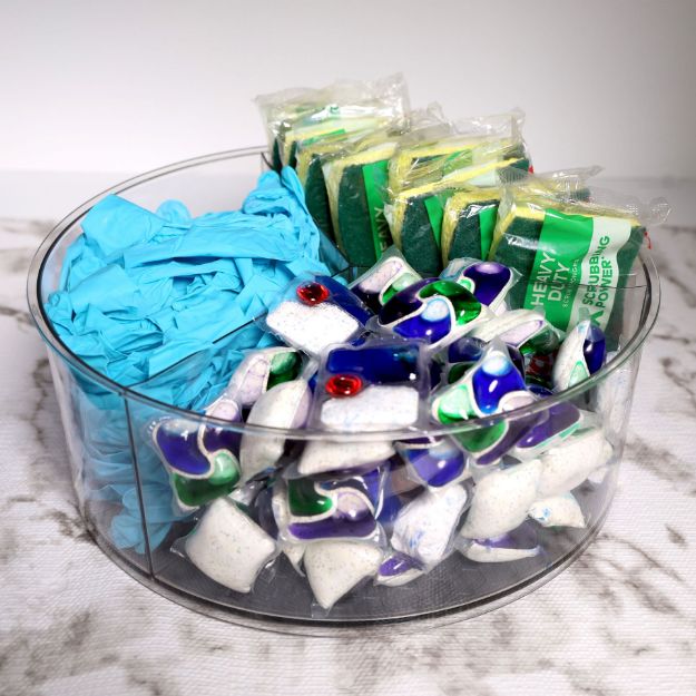 Spectrum Diversified HEXA® High-Wall Turntable With 3 Removable Bins