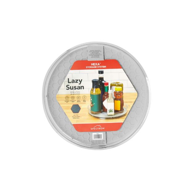 Spectrum Diversified HEXA® Medium Low-Wall Turntable - Oyster Gray