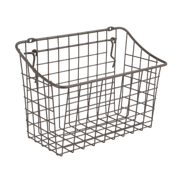 spectrum diversified Large Pegboard & Wall Mount Basket - Industrial gray