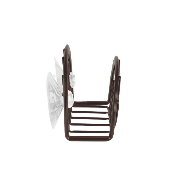Spectrum Diversified Leaf Suction Sink Sponge Holder - Bronze
