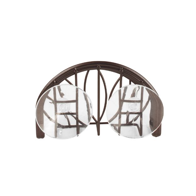 Spectrum Diversified Leaf Suction Sink Sponge Holder - Bronze