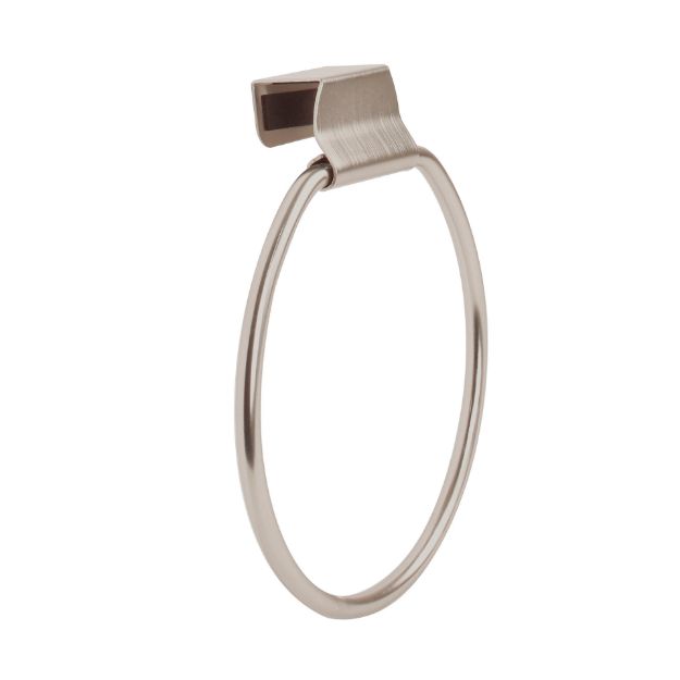 spectrum diversified Over the Cabinet Towel Ring - Brushed Nickel