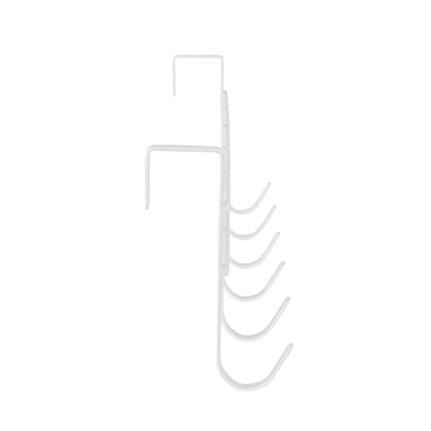 Spectrum Diversified Over The Door 6-Hook Rack - White