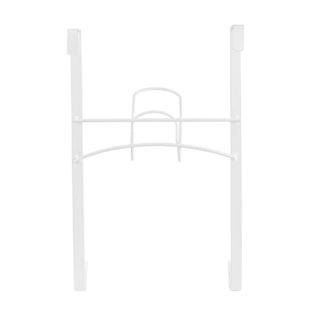 Spectrum Diversified Over The Door Iron & Ironing Board Holder - White