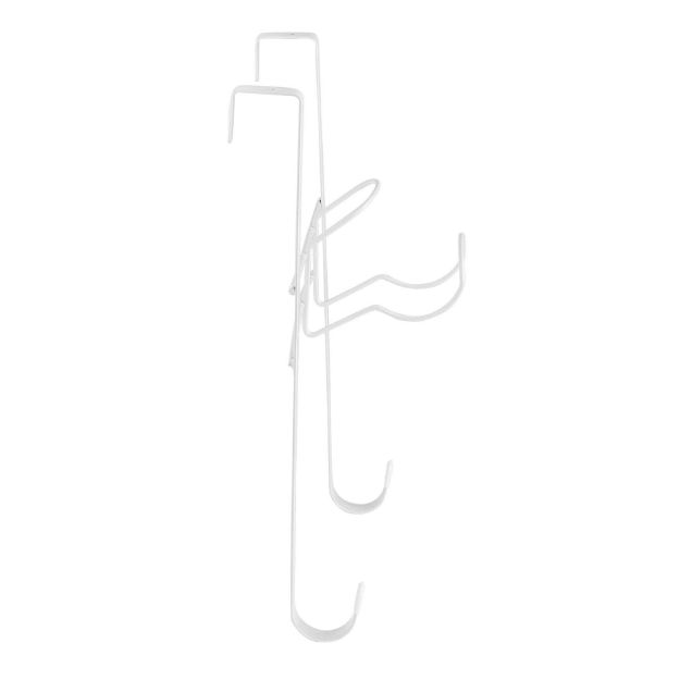 Spectrum Diversified Over The Door Iron & Ironing Board Holder - White