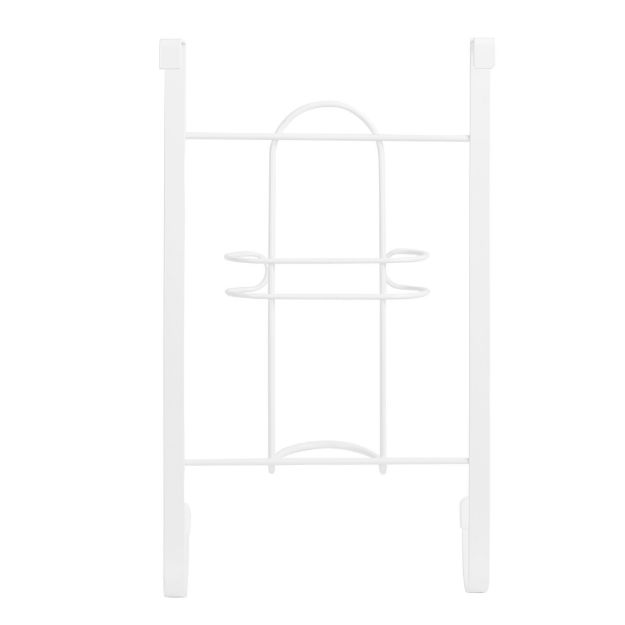 Spectrum Diversified Over The Door Iron & Ironing Board Holder - White