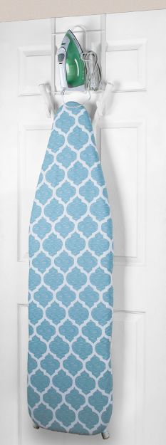 Spectrum Diversified Over The Door Iron & Ironing Board Holder - White